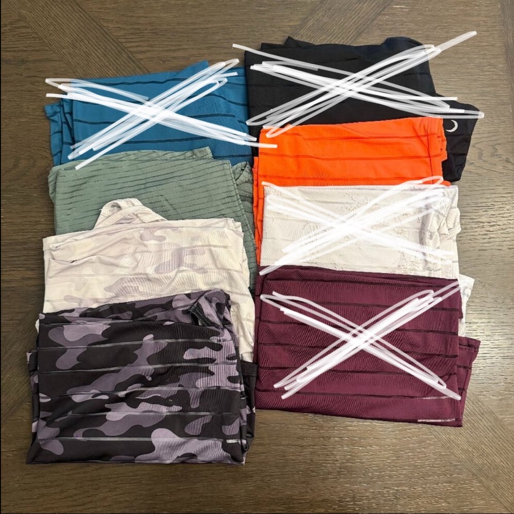 4 Zyia Active Cubana Tanks, Size XL
